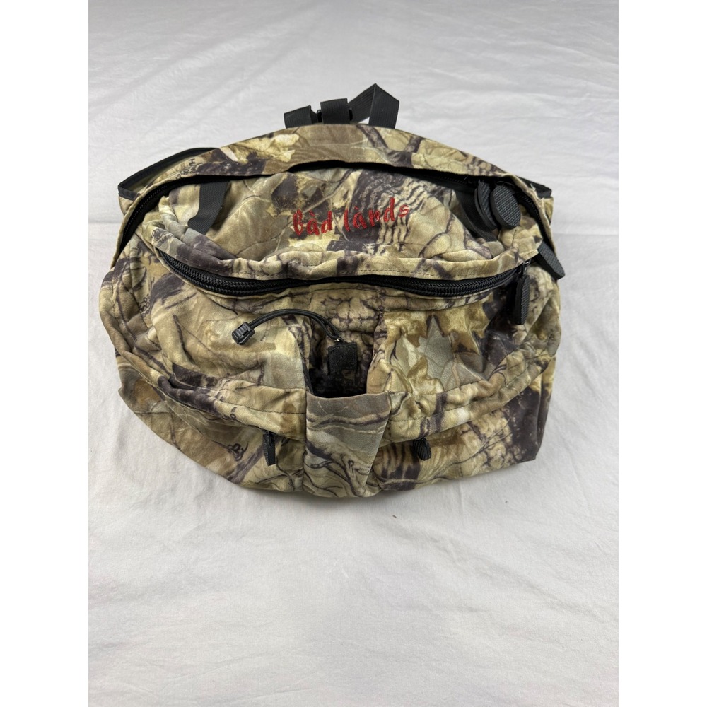 Vintage Badlands Monster II Hunting Fanny Pack Camo Lumbar Waist Bag USA Made